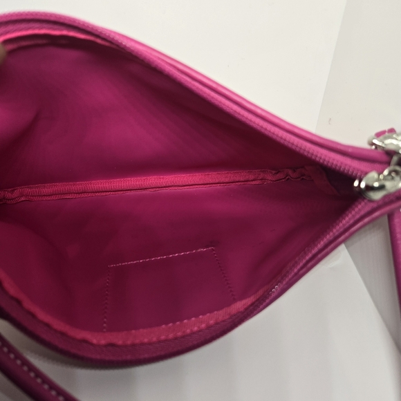 Coach nylon wristlet  pink/white - Picture 3 of 6